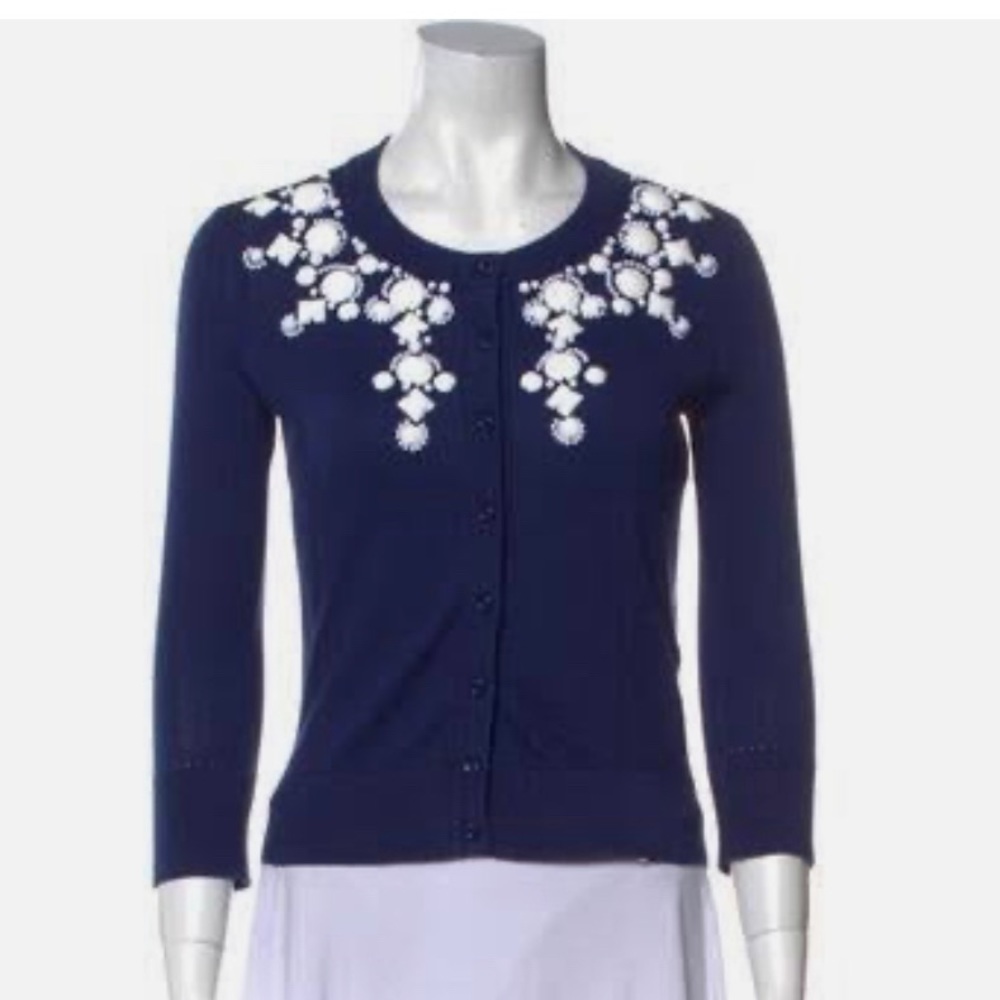 Kate Spade cardigan *super cute jeweled detail*